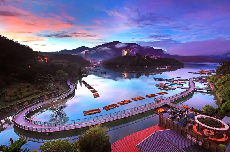 日月潭湖景