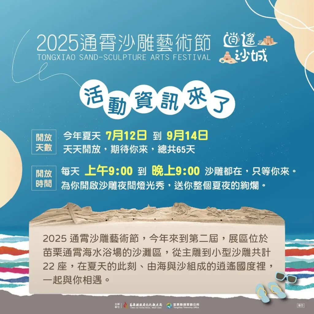 2025苗栗通霄沙雕藝術-活動資訊