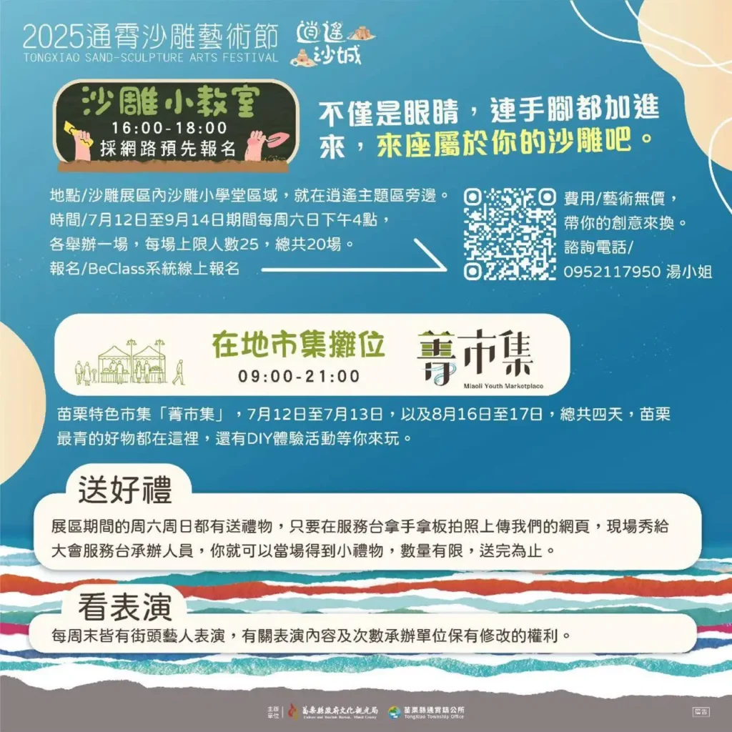 2025苗栗通霄沙雕藝術-市集活動圖