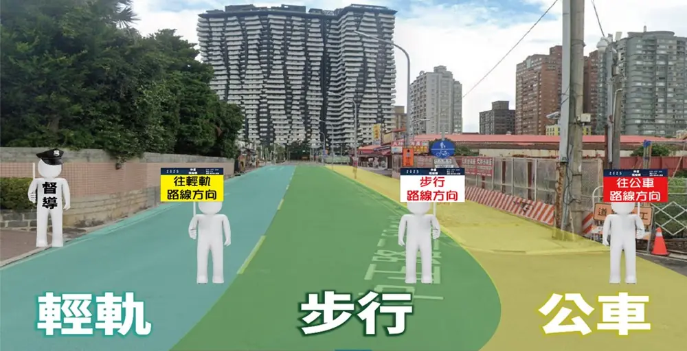 2025淡水漁人碼頭煙火秀場周邊交通資訊示意圖 2025淡水漁人碼頭煙火秀場周邊交通資訊示意圖