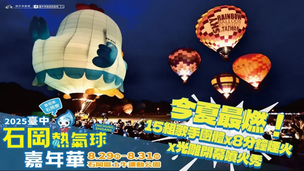 2025台中石岡熱氣球嘉年華