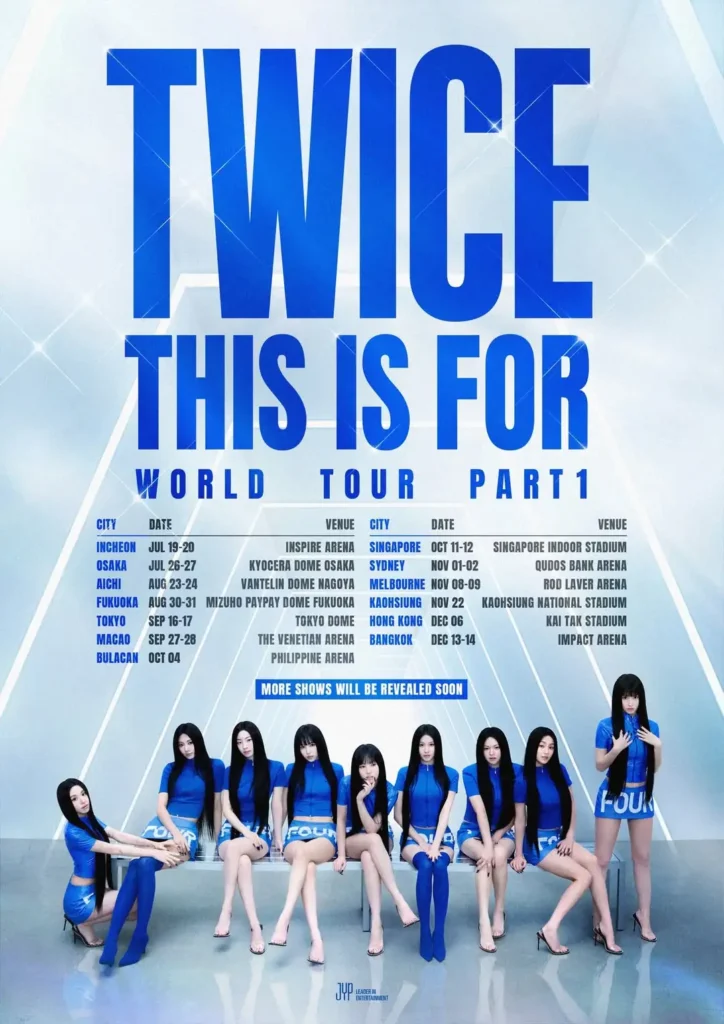TWICE 世界巡演站點