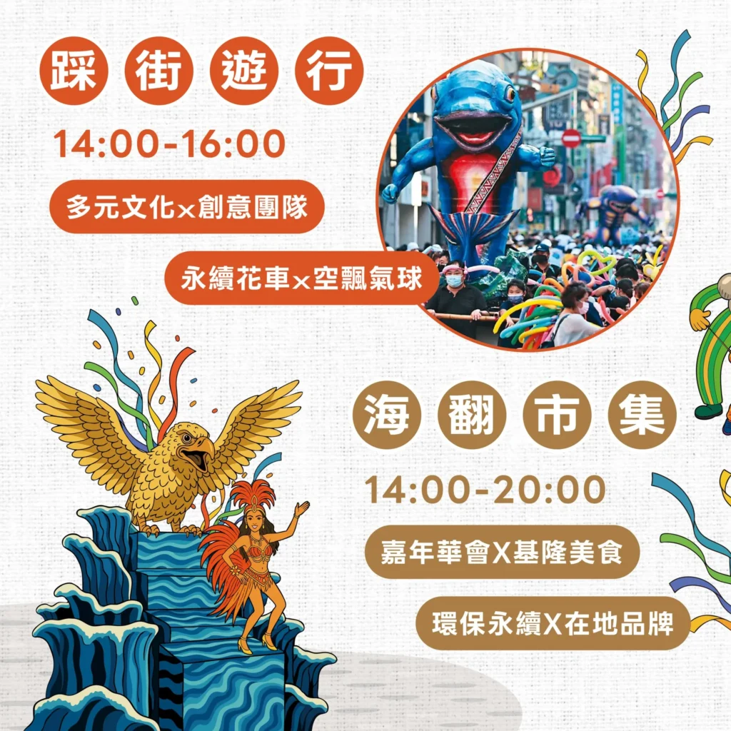 2025基隆國際海洋老鷹嘉年華-踩街遊行