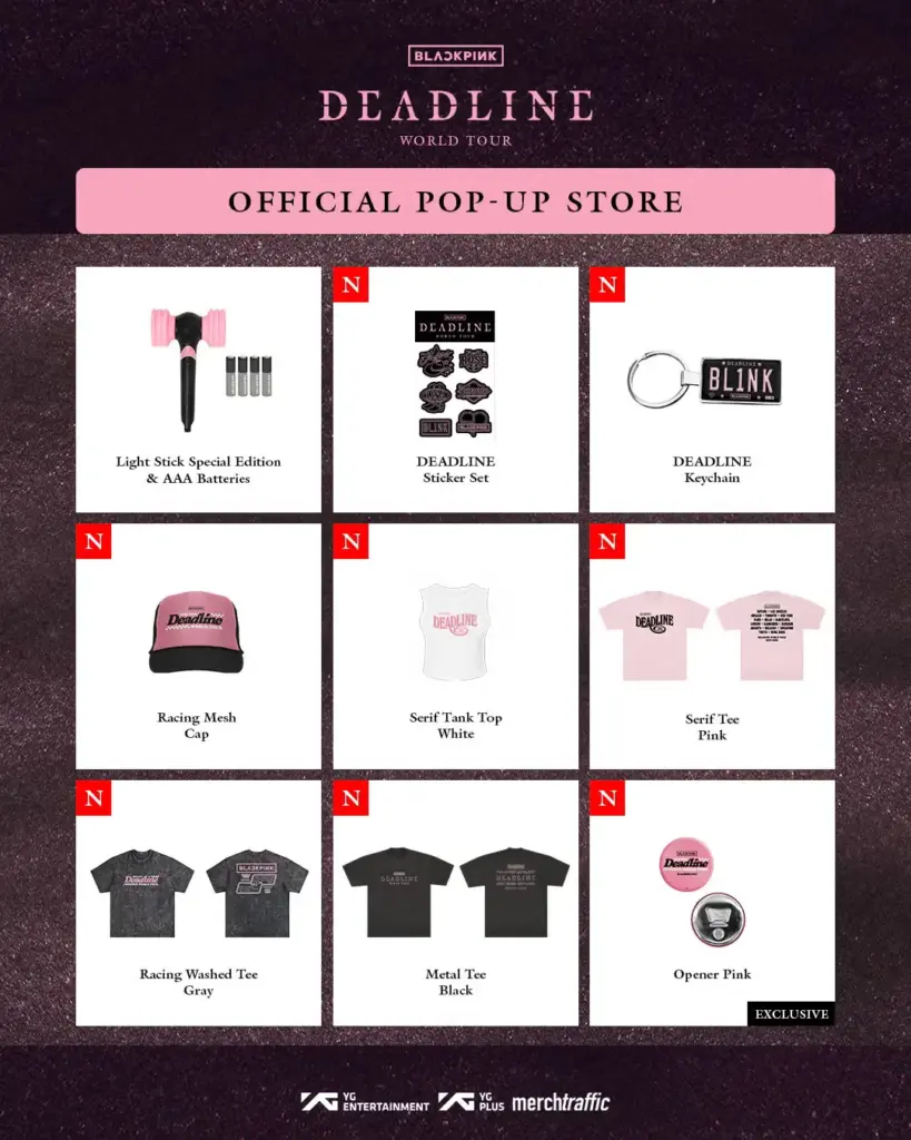 BLACKPINK 快閃店登台北大巨蛋:限定周邊開賣!