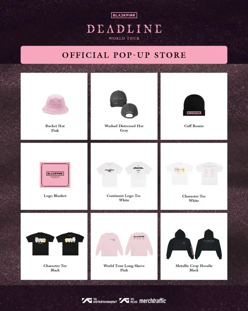 BLACKPINK 快閃店登台北大巨蛋:限定周邊開賣!