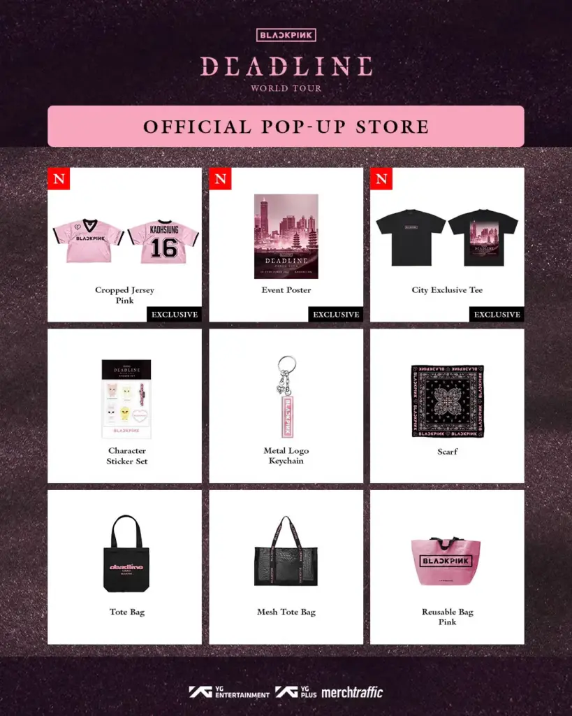BLACKPINK 快閃店登台北大巨蛋:限定周邊開賣!